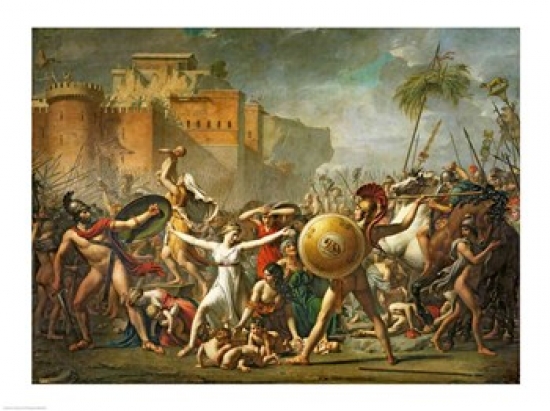 Picture of Posterazzi BALXIR18914 The Sabine Women 1799 Poster Print by Jacques-Louis David - 24 x 18 in.