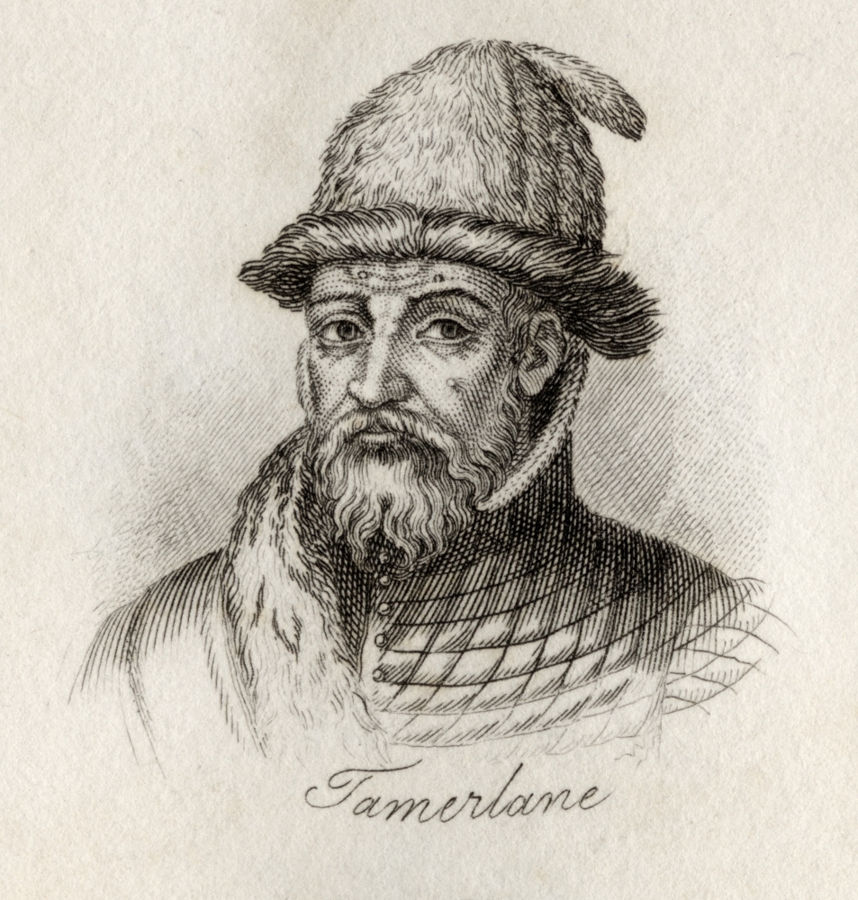 Tamerlane 1336-1405 Also Known As Temur Taimur Timur Lenk Timur I Leng Tamburlaine Or Taimur-E-Lang Mongol-Turki Poster Print - 13 x 14