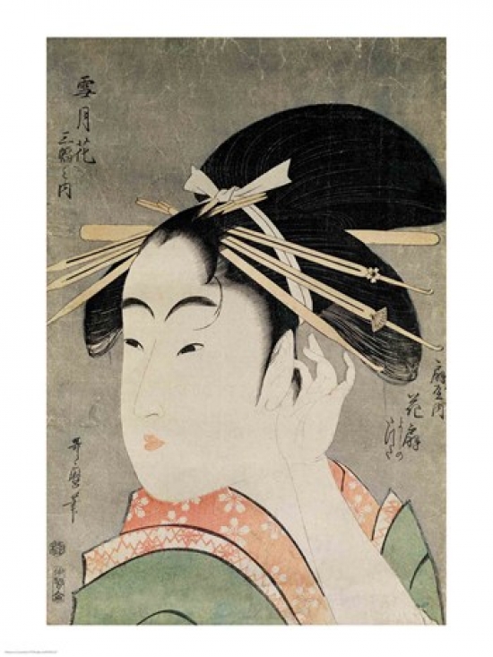 Picture of Posterazzi BALXIR182112 Head of A Woman Poster Print - 18 x 24 in.