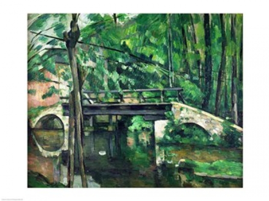 The Bridge at Maincy Poster Print by Paul Cezanne - 24 x 18 in.