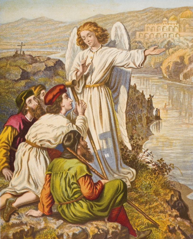 The Kings Message To Tender Conscience From The Book The Pilgrims Progress by John Bunyan From Late 19th Century Edit 2 Poster Print - Large - 26 x 32