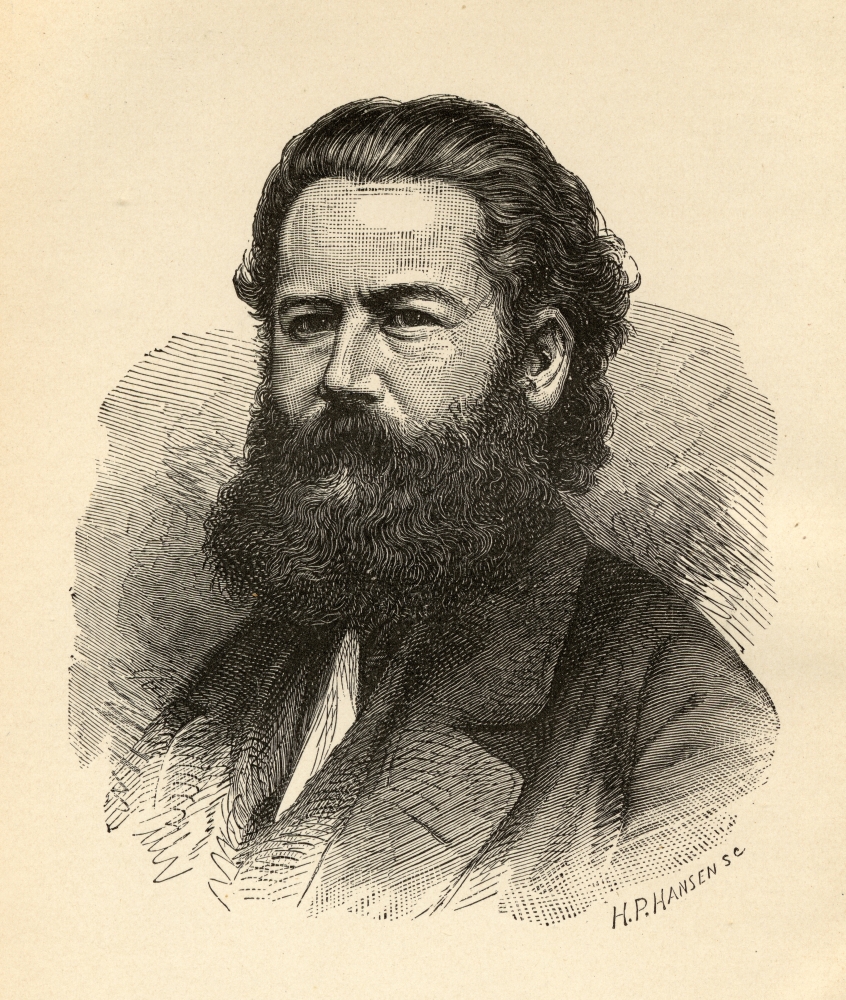 DPI1857313LARGE Henrik Ibsen 1828-1906 Norwegian Playwright From A Portrait Taken About 1858 Poster Print, Large - 28 x 32