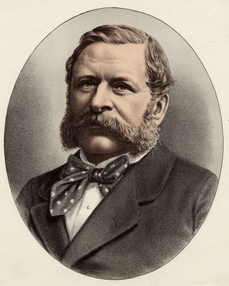 DPI1857288 William Henry Waddington 1826-1894 French Statesman Who Was Prime Minister Poster Print, 13 x 17