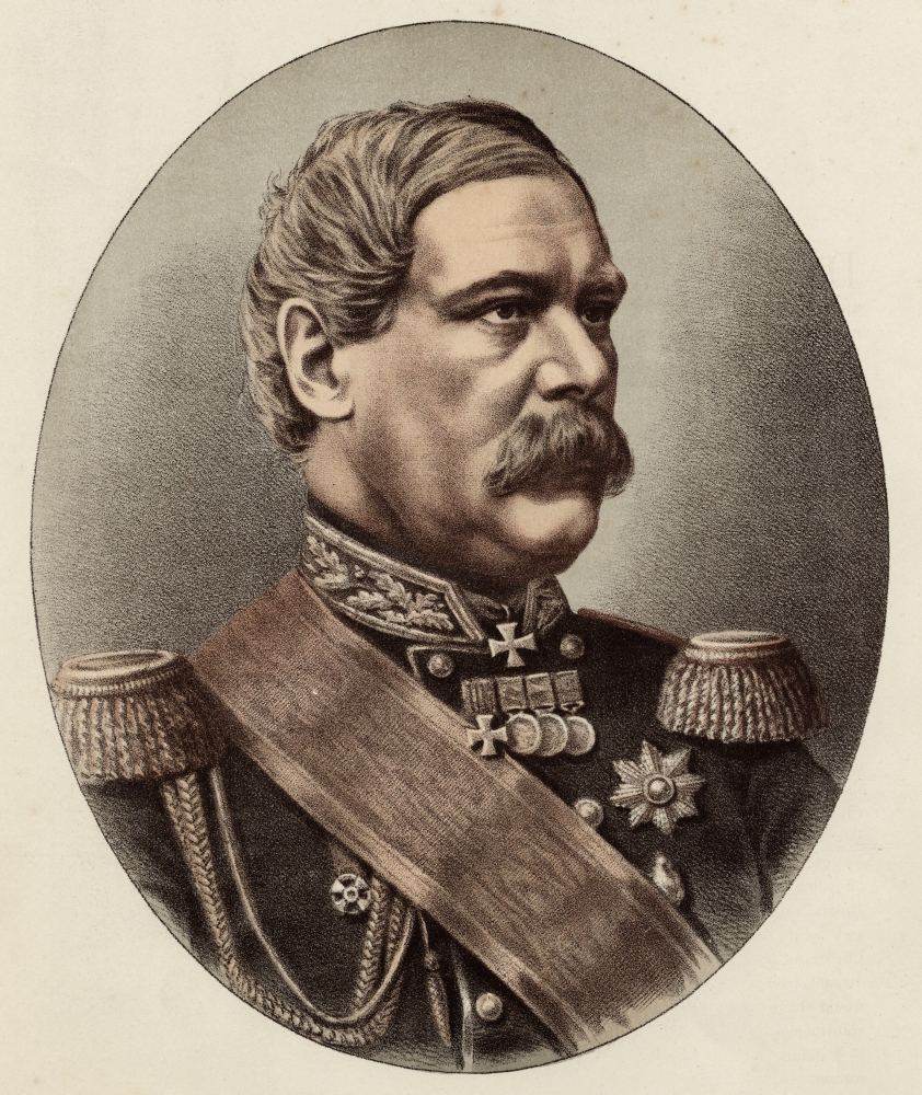 DPI1857279LARGE General Francis Edward Todleben 1818-1884 Russian General & Engineer Poster Print, Large - 28 x 32