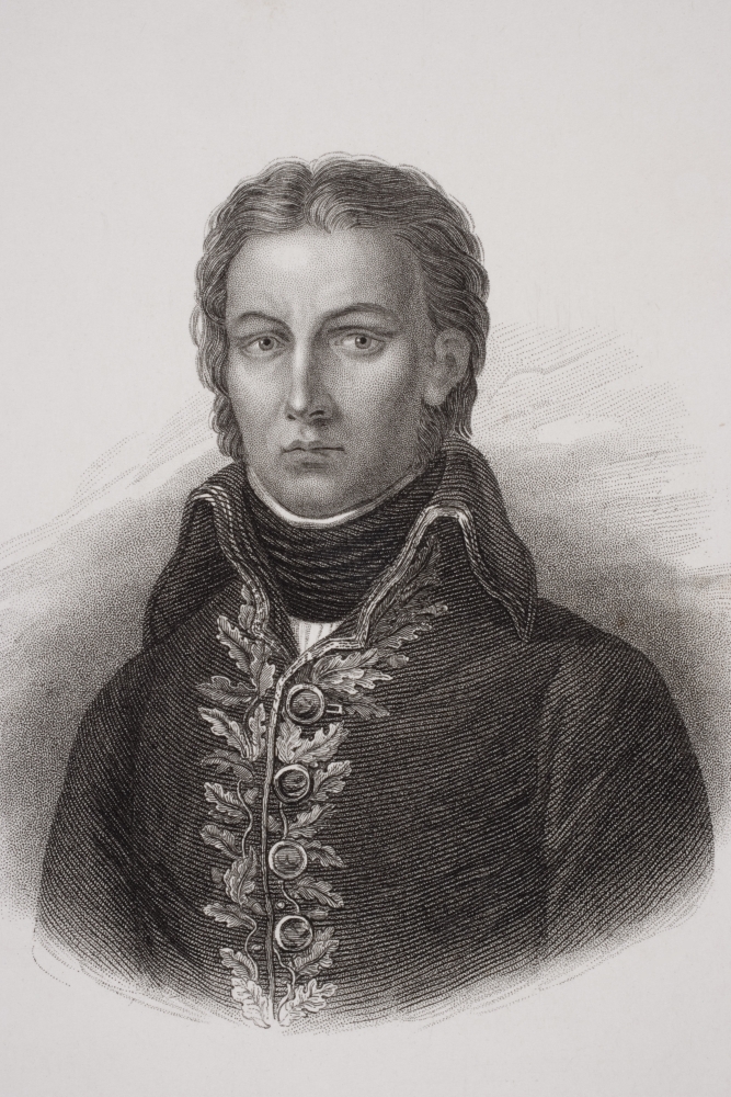 DPI1857254 Jean Victor Marie Moreau 1763-1813 French General In The French Revolutionary Wars Engraved by S. Freeman Poster Print, 12 x 18