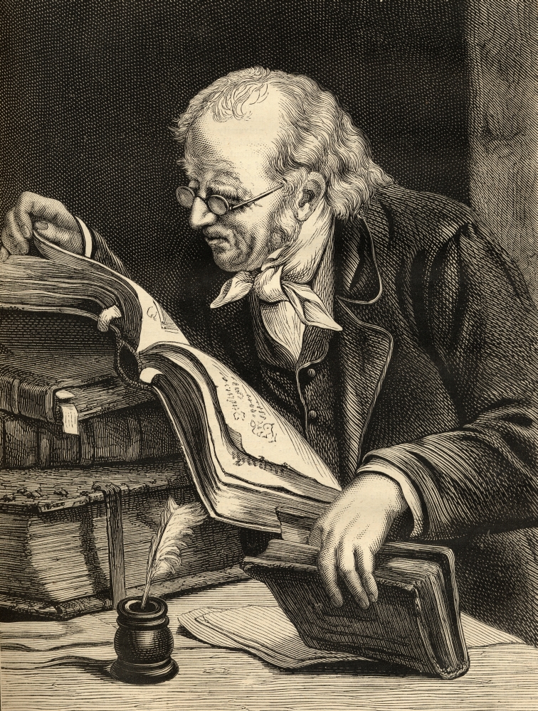 Bathold George Niebuhr 1776-1831. German Historian Poster Print - Large - 26 x 34
