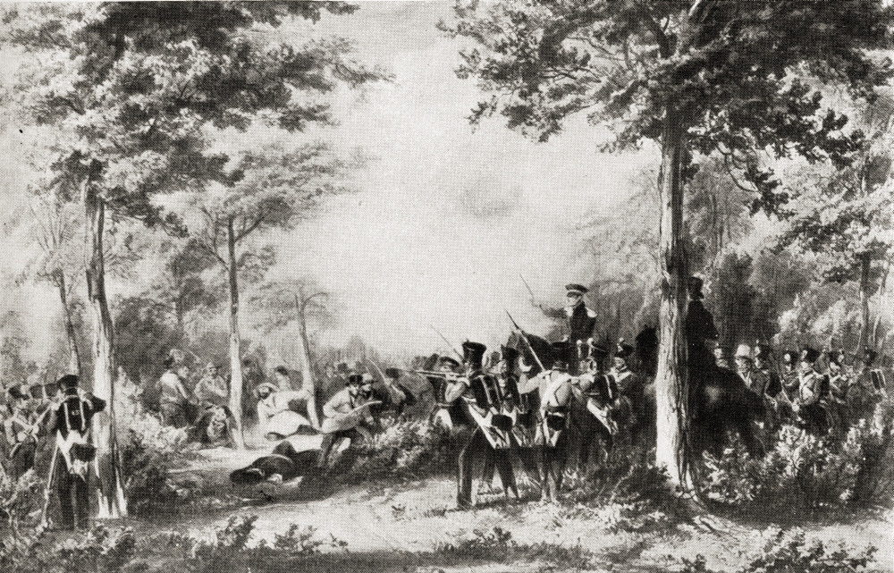 The Battle of Bossenden Nr Canterbury England May 1838 The Last Battle Fought In England From The Book VRI Her Poster Print - Large - 38 x 24