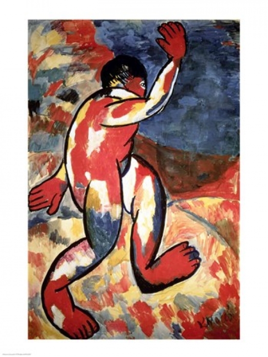 Picture of Posterazzi BALXIR223867LARGE A Bather 1911 Poster Print by Kazimir Malevich - 24 x 36 in. - Large