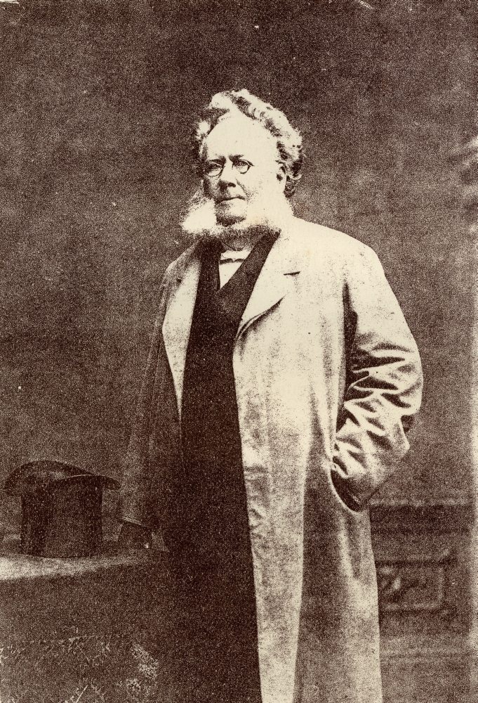 Henrik Ibsen 1828-1906 Norwegian Playwright From The Book Prose Dramas by Henrik Ibsen Published In London 1890 Poster Print, Large - 24 x 36