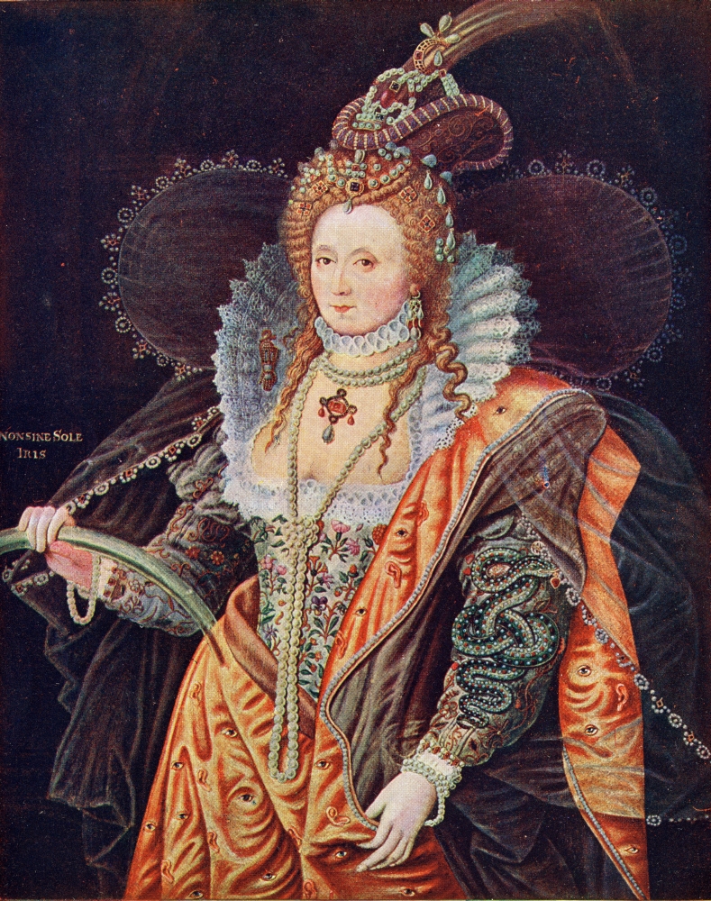 DPI1857395LARGE Elizabeth I 1533-1603. Queen of England From The Painting by Zucchero At Hatfield House Poster Print, Large - 26 x 34 -  Posterazzi