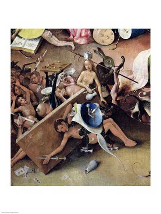 Picture of Posterazzi BALXIR227167 The Garden of Earthly Delights Hell Right Wing of Triptych C.1500 Poster Print by Hieronymus Bosch - 18 x 24 in.