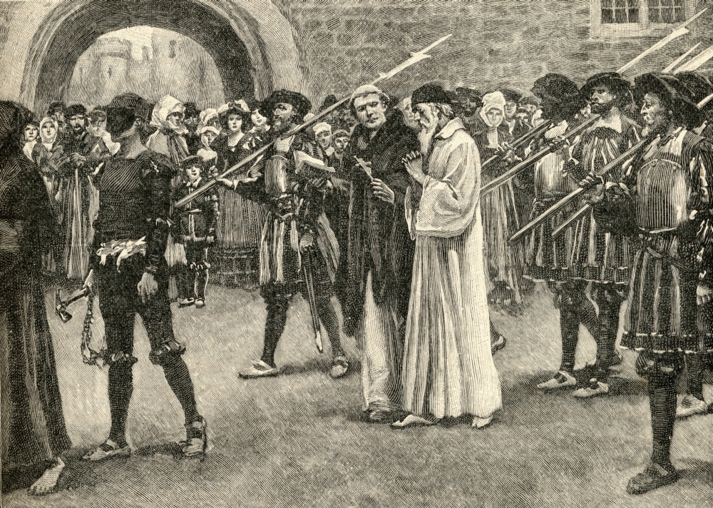 John Frith 1503-1533 Going To Martyrdom Poster Print, 18 x 12