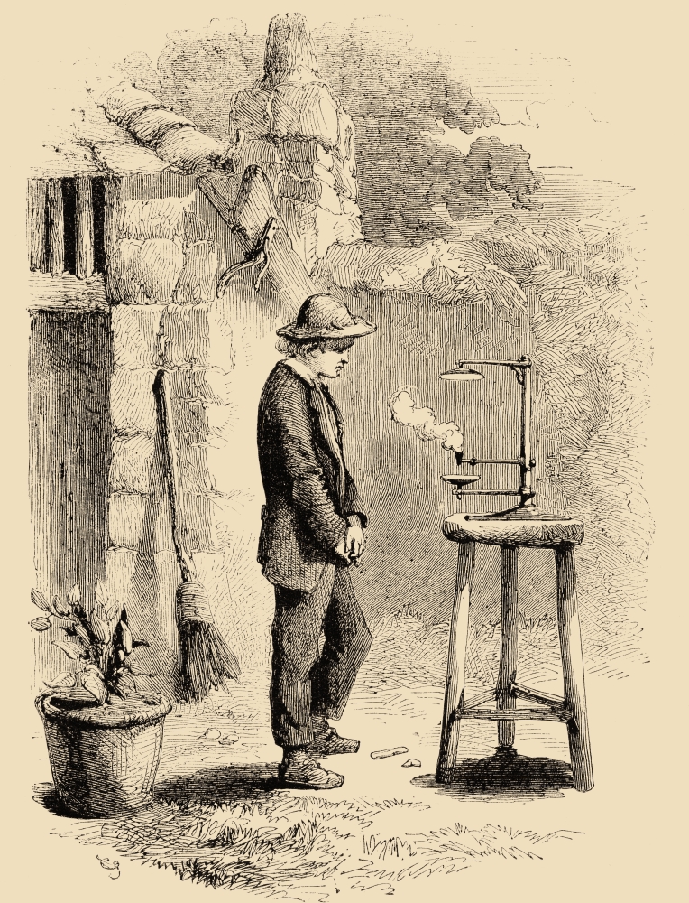 DPI1857356 Sir Humphrey Davy 1778-1829. English Chemist & Inventor of The Davy Lamp Poster Print, 13 x 17