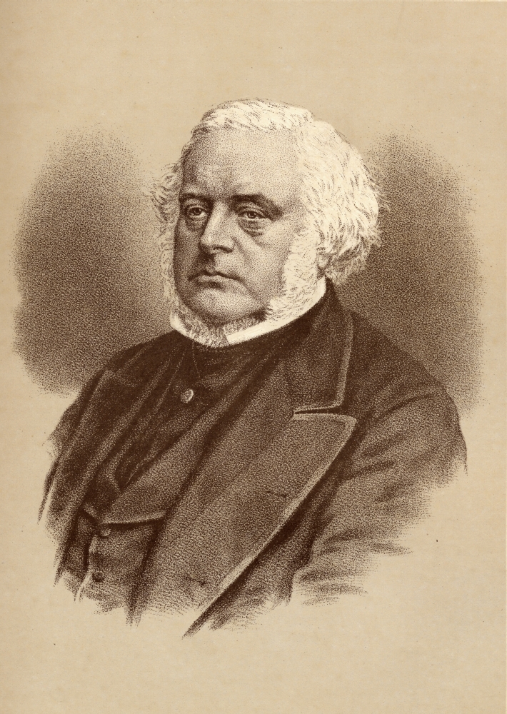 John Bright 1811-1889. British Statesman & Orator Poster Print, 12 x 18