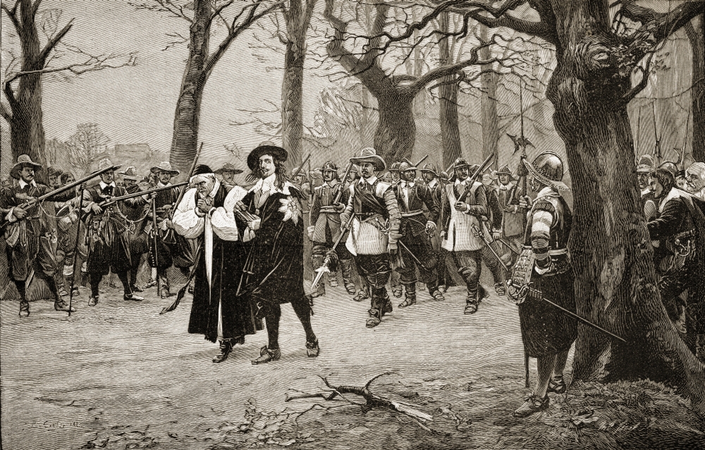 Charles I King of England 1600-1649 On His Way To Execution From The Picture by Ernest Crofts Poster Print