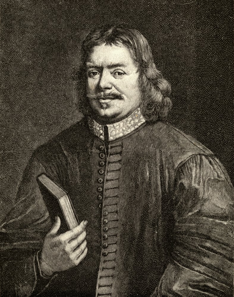 DPI1857402 John Bunyan 1628-1688. Author of the Pilgrims Progress From The Portrait by Sadler Poster Print, 13 x 17