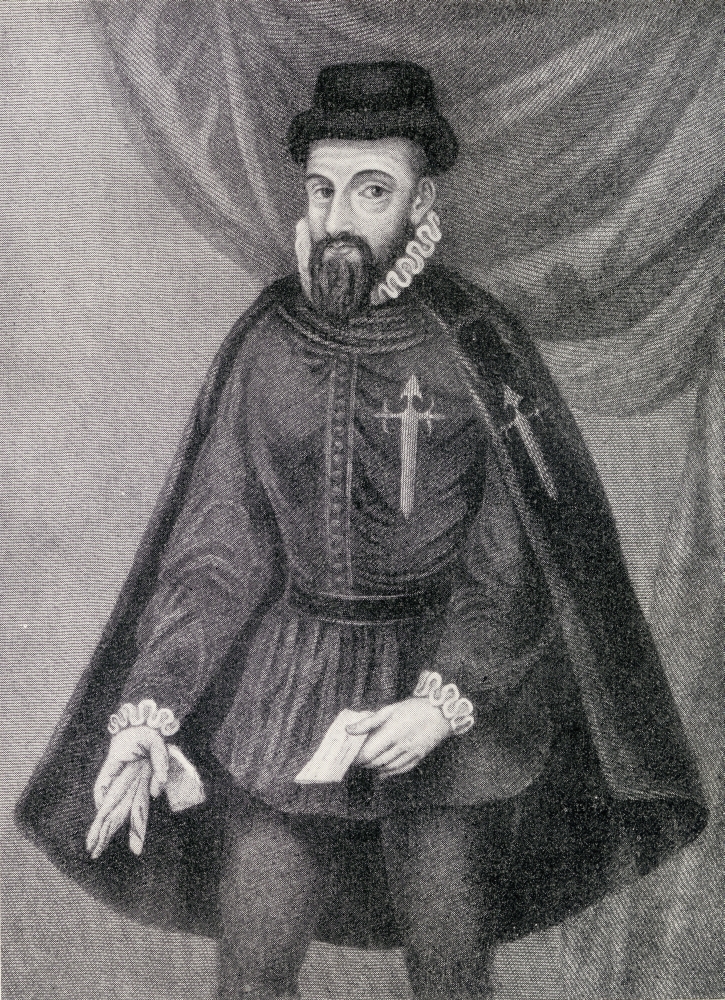 DPI1857460 Francisco Pizarro 1471-1541. Spanish Conquistor Conqueror of Peru Poster Print, 12 x 17