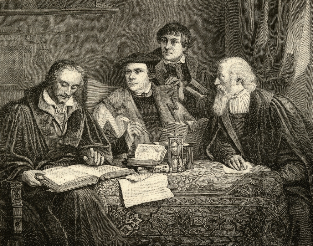Martin Luther 1483-1546 German Theologian & Religious Reformer. Philipp Poster Print, 17 x 13