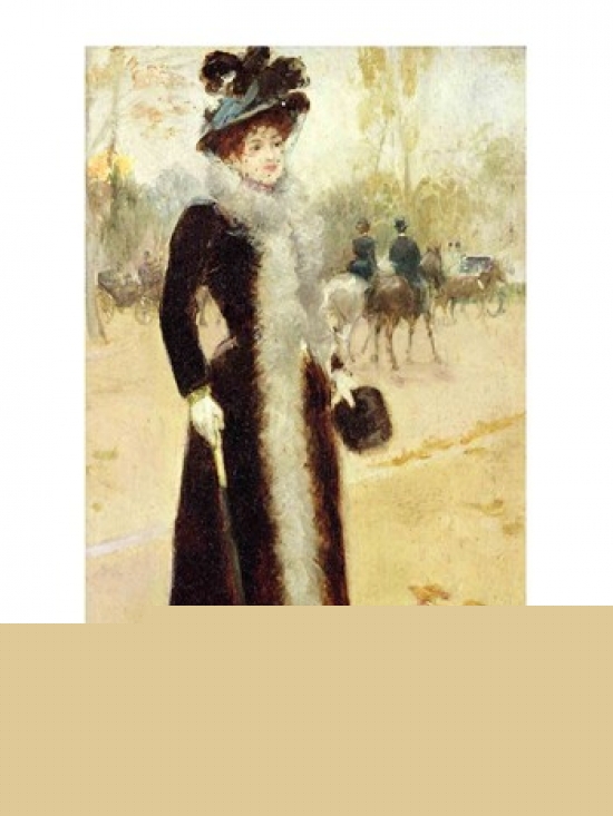 Picture of Posterazzi BALXIR19150LARGE A Parisian Woman in The Bois De Boulogne Poster Print by Jean Beraud - 24 x 36 in. - Large