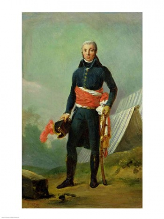 Picture of Posterazzi BALXIR192142 General Jean-Victor Moreau Poster Print by Francois Gerard - 18 x 24 in.