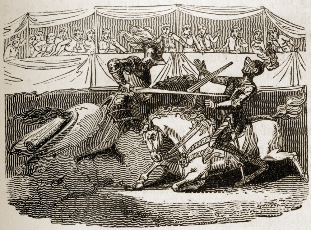 Medieval Tournament Poster Print - 17 x 13