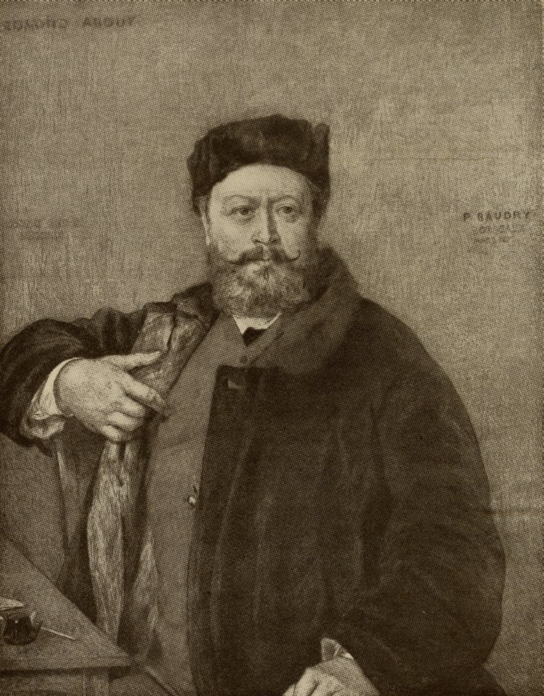 Edmond About 1828-1885 French Author From The Book The Masterpiece Library of Short Stories French Volume 4 Poster Print