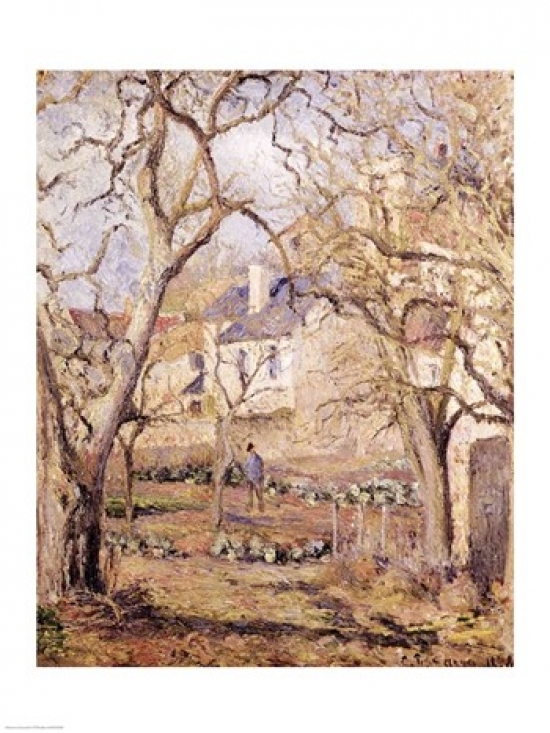 Picture of Posterazzi BALXIR239949LARGE The Vegetable Garden 1878 Poster Print by Camille Pissarro - 24 x 36 in. - Large