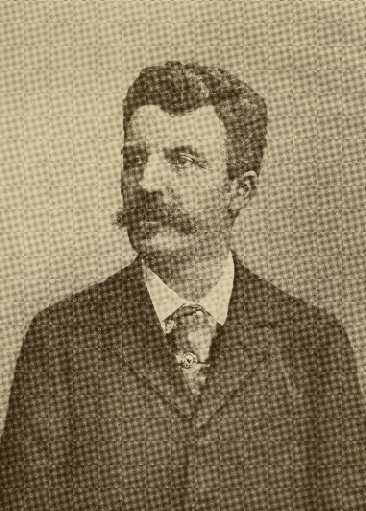 Picture of   Guy De Maupassant&#44; 1850-1893 - In Full Henry-Ren-Albert-Guy De Maupassant. French Author From The Book The Masterpiece Library of Short Stories&#44; French. Volume 5 Poster Print&#44; 12 x 18