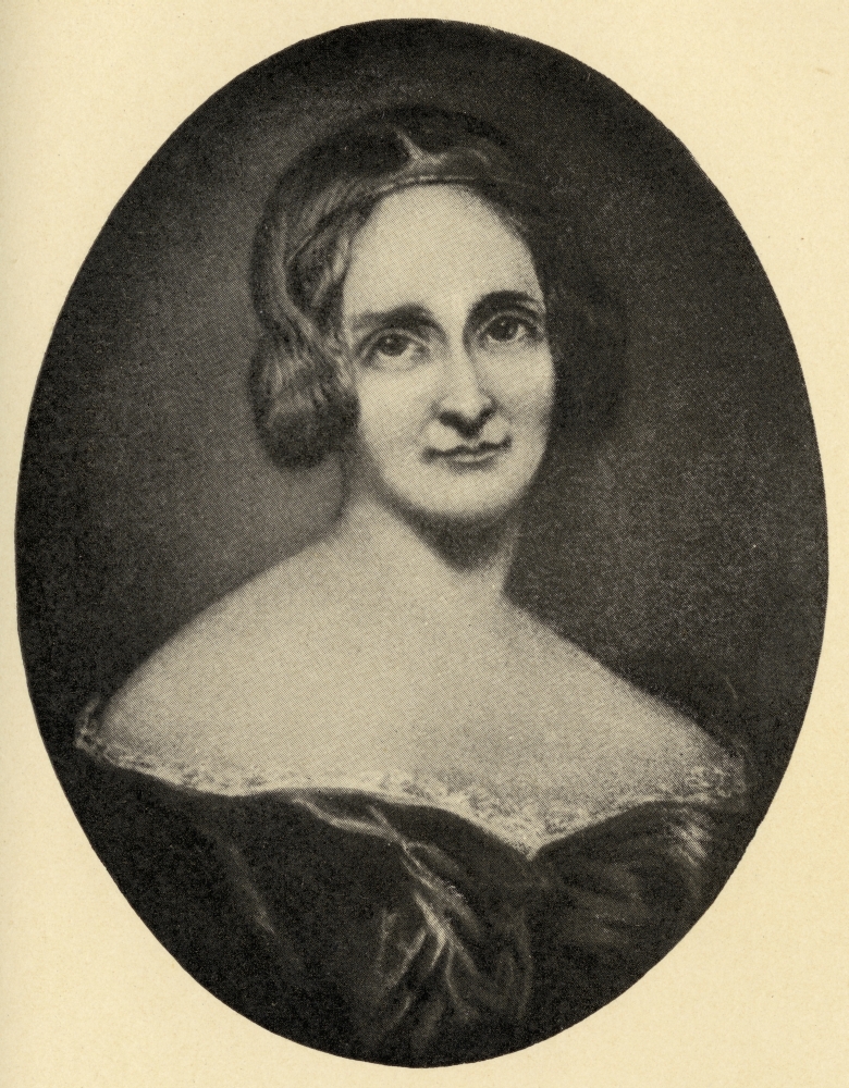 DPI1857565 Mary Wollstonecraft Shelley 1797-1861. English Novelist From An Engraving by Richard Rothwell Poster Print, 13 x 17