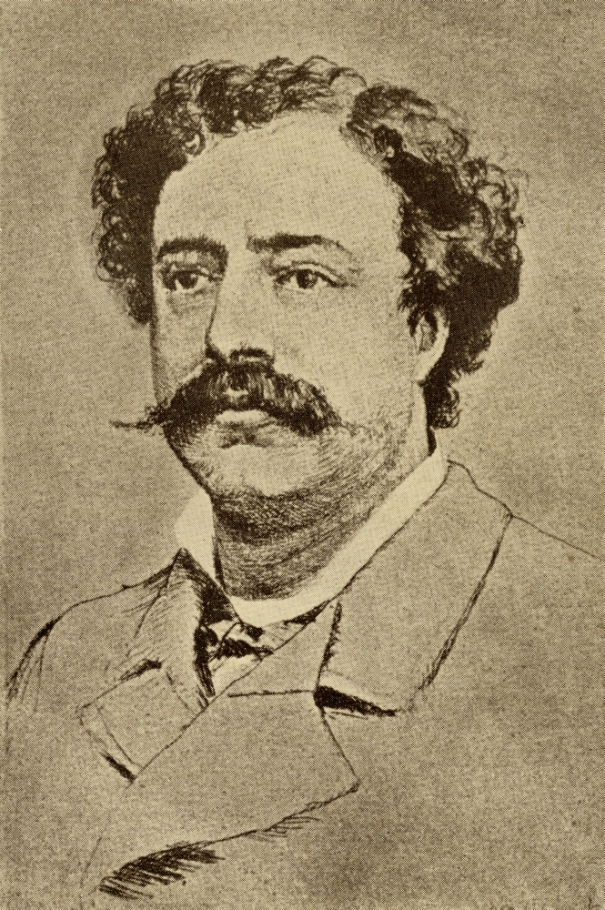 Edmondo De Amicis - 1846-1908 Italian Novelist From The Book The Masterpiece Library of Short Stories Volume 2 Italian Poster Print - 12 x 18