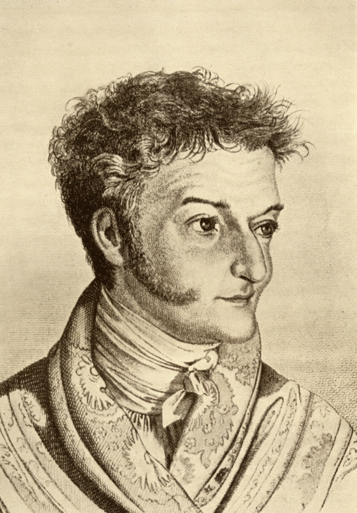 DPI1857695 Ernst Theodor Amadeus Hoffman 1776-1822 German Writer & Composer Poster Print, 12 x 18