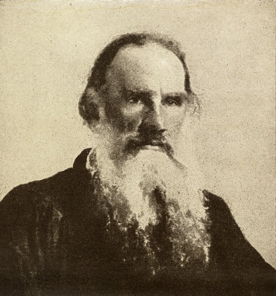 Leon Tolstoy, 1828-1910 Russian Novelist From The Book The Masterpiece Library of Short Stories, Russian Volume 12 Poster Print, 14 x 15