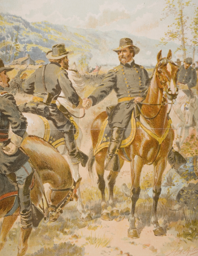 DPI1857798LARGE General George H. Thomas At The Battle of Chickamauga September 20 1863. Artist H.A. Ogden Poster Print, Large - 24 x 32