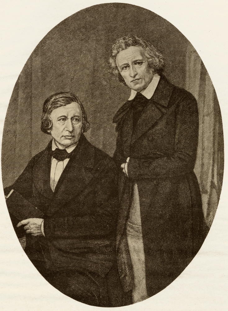Grimm BrothersJacob Ludwig Karl Grimm 17851863 Wilhelm Karl Grimm 17861859 Poster Print  Large  26 x 36