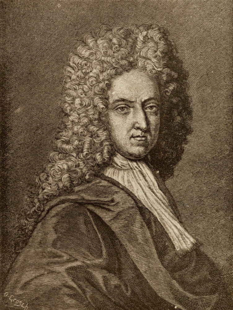Daniel Defoe 1660-1731 English Novelist & Journalist From The Book Poster Print, 13 x 17