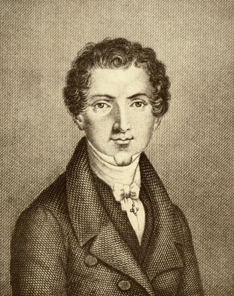Wilhelm Hauff 1802-1827 German Author From The Book The Masterpiece Library Poster Print, Large - 26 x 34