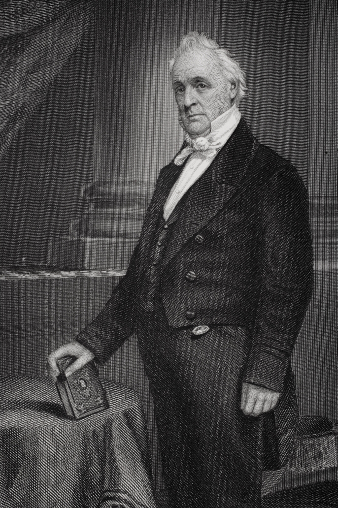 Picture of Posterazzi DPI1857749 James Buchanan 1791 To 1868 15th President of The United States 1857 To 1861 From Painting by Alonzo Chappel Poster Print&#44; 11 x 17