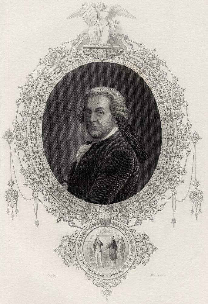 John Adams 1735-1826 First Vice President 1789-97 & Second President 1797-1801 of The United States From A 19th Century Poster Print, 12 x 17