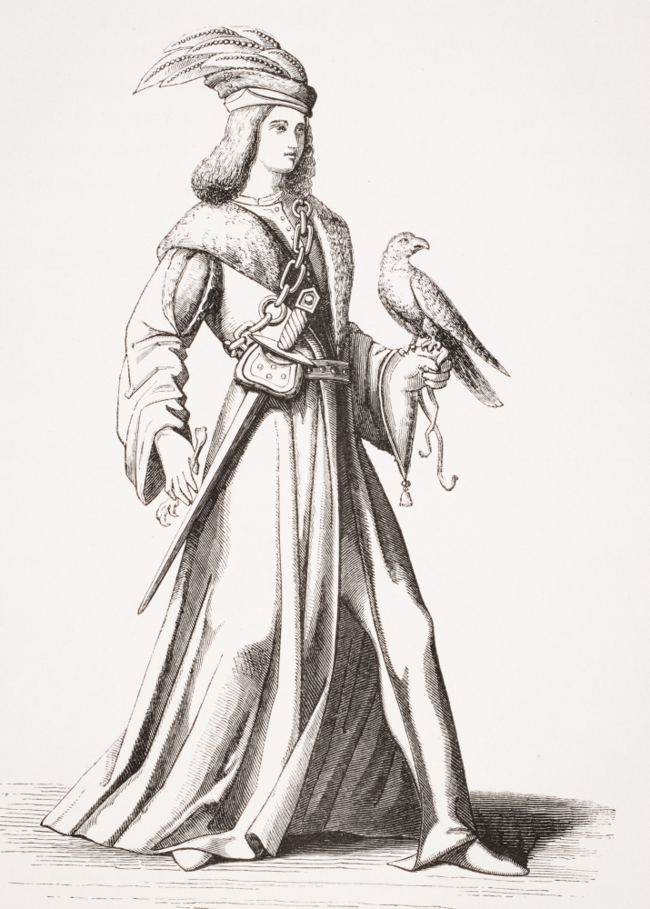 A 15th Century Noble of Provence - Large - 24 x 34