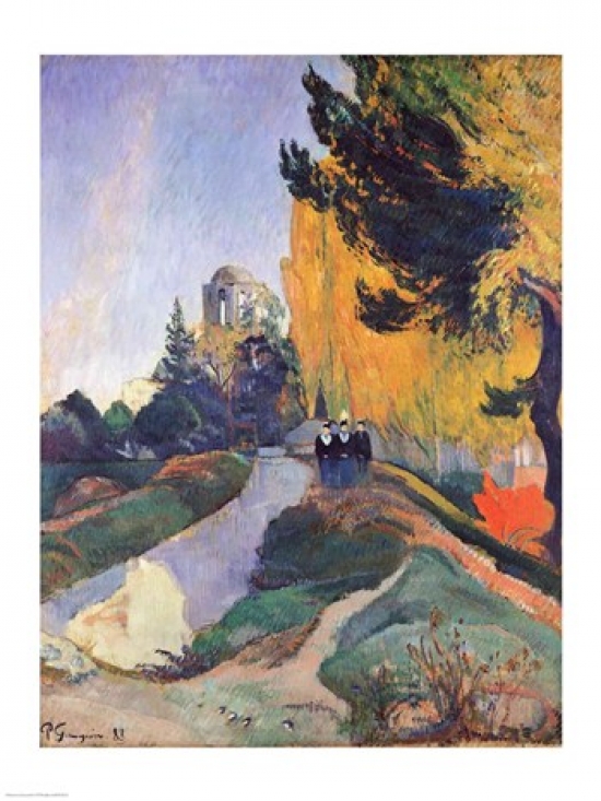 Picture of Posterazzi BALXIR19125 The Alyscamps Arles 1888 Poster Print by Paul Gauguin - 18 x 24 in.