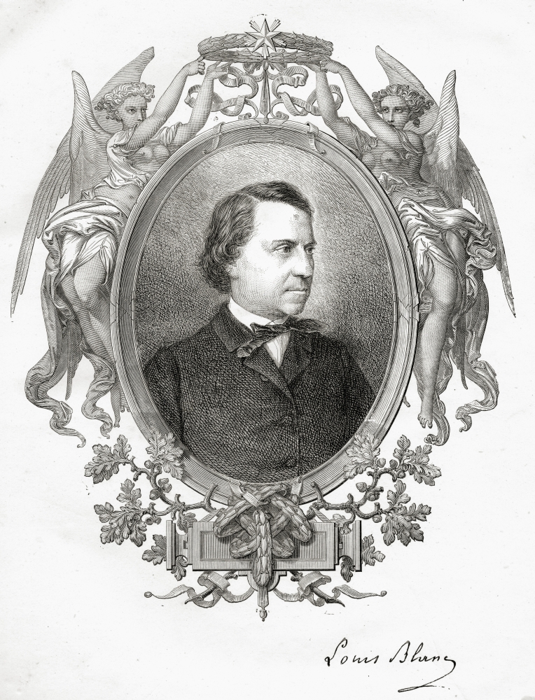 DPI1858036LARGE Louis Blanc Jean-Joseph-Charles 1811-1882 French Author Eminent Orator Poster Print, Large - 26 x 34 -  Posterazzi