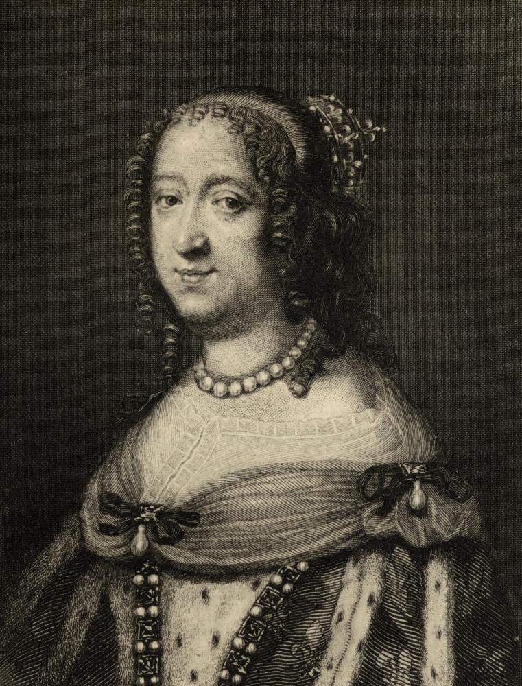 DPI1858254 Anne of Austria 1601-1666 Queen Consort of France & Regent for Her Son Louis Poster Print, 13 x 17