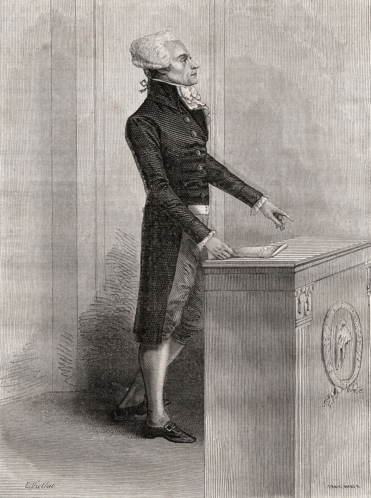 Maximilien Robespierre 1758-1794 Jacobin Leader During French Revolution Poster Print, Large - 26 x 34