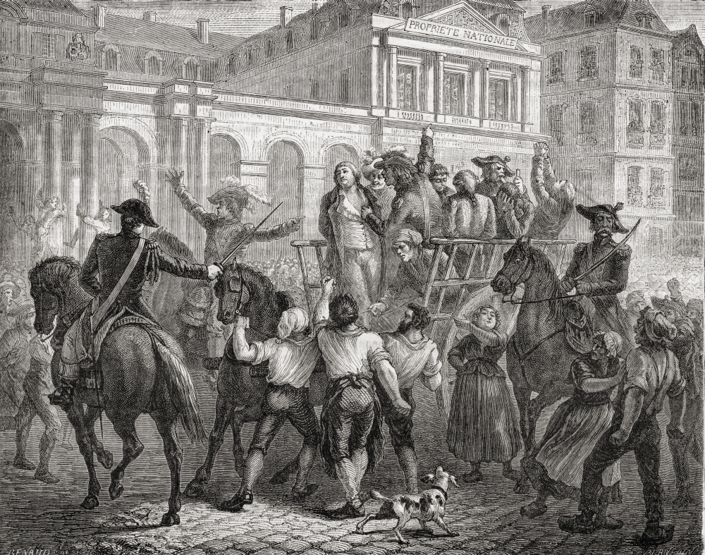 DPI1858201LARGE The Duke of Orleans On The Way To Execution 6 November 1793 Louis Philipe II Poster Print, Large - 34 x 26