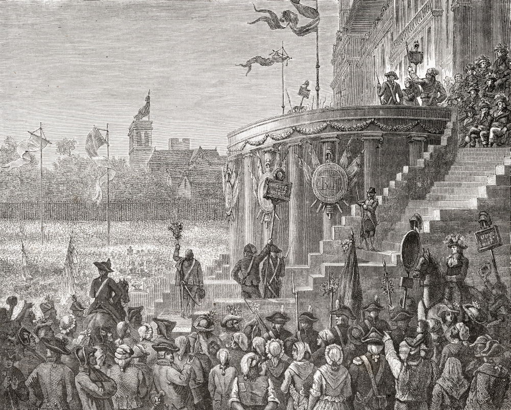 Celebration of The Supreme Being 8 June 1794 From An Engraving by P. Jonnard Poster Print, Large - 34 x 26