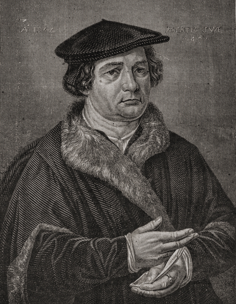 DPI1858122 Martin Luther 1483-1546 German Theologian & Religious Reformer Poster Print, 13 x 17