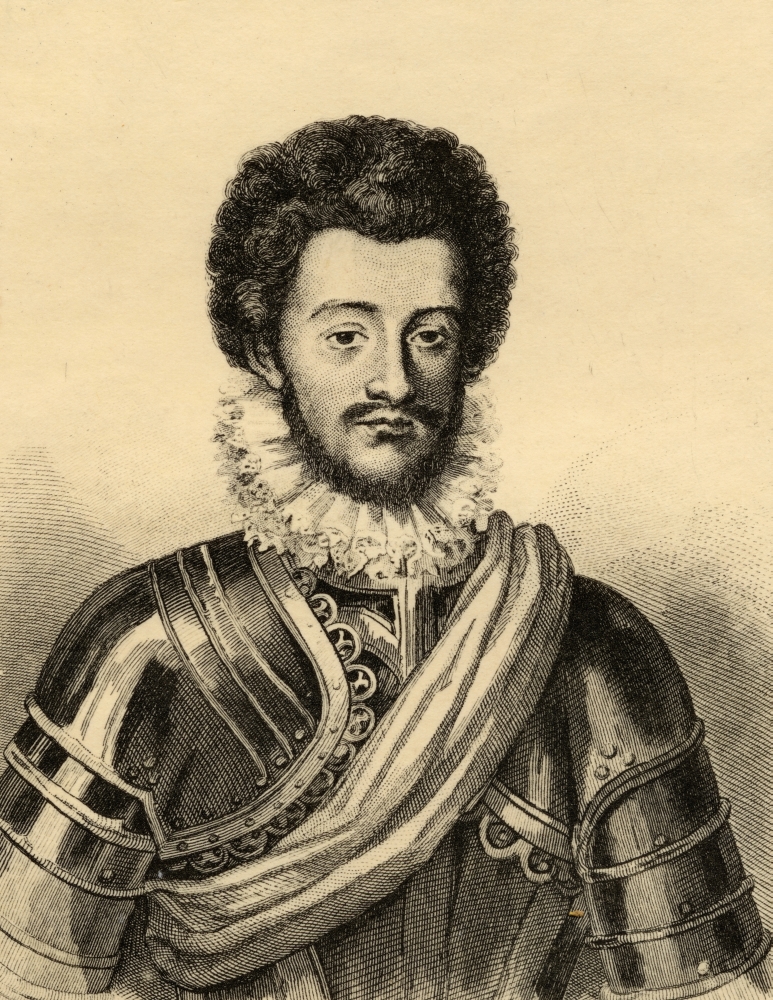 Charles De Guise Duc De Mayenne 1554-1611 Photo-Etching From An Old From The Book Lady Jackson S Works VIII Poster Print, Large - 26 x 34