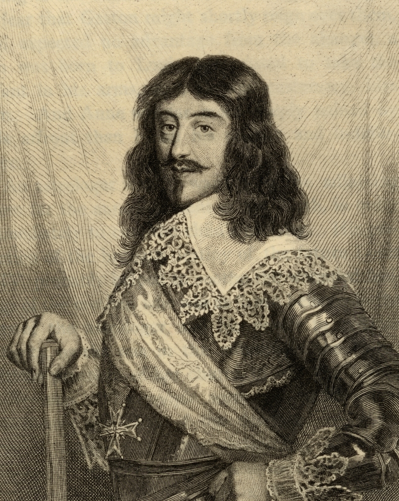 Louis Xiii 16011643 King of France 16101643 Photo-Etching After The Painting by Lestang From The Book Lady Jacks Poster Print - Large - 26 x 34
