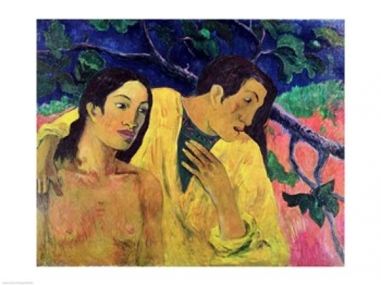 Picture of Posterazzi BALXIR192368LARGE The Flight 1902 Poster Print by Paul Gauguin - 36 x 24 in. - Large