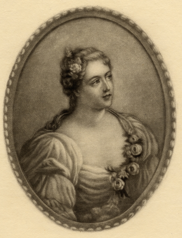 DPI1858292 Madame De Parabere - 1759 French Courtesan Mistress of Philippe Duc Dorleans Poster Print, 13 x 17
